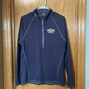 Under Amour Montana State University Zip Pullover Size M